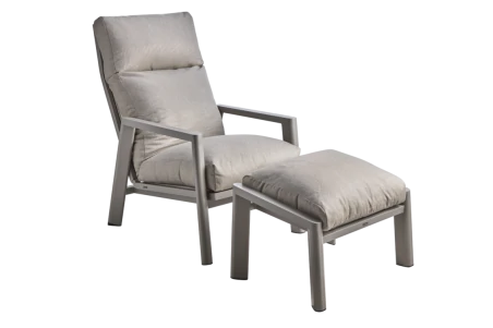 Slide fotpall khaki/tawny med dyna Brafab