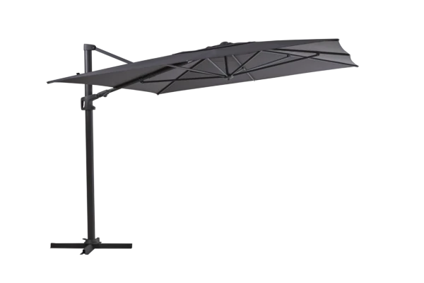 Vinovo frihängande parasoll 400x300 cm antracit/grå Brafab