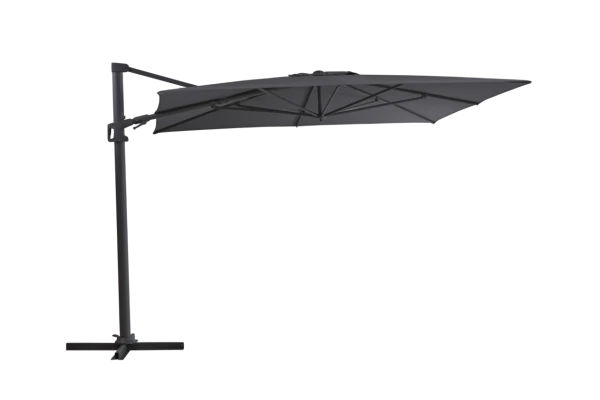 Vinovo frihängande parasoll 300x300 cm antracit/grå Brafab