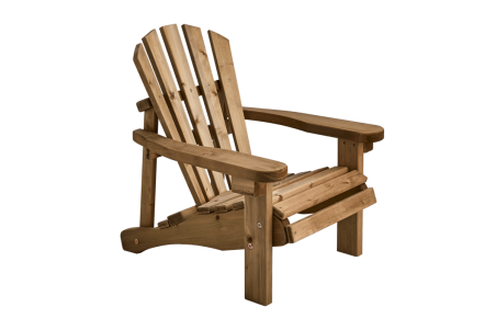 Gnarp barn däckstol brun Brafab