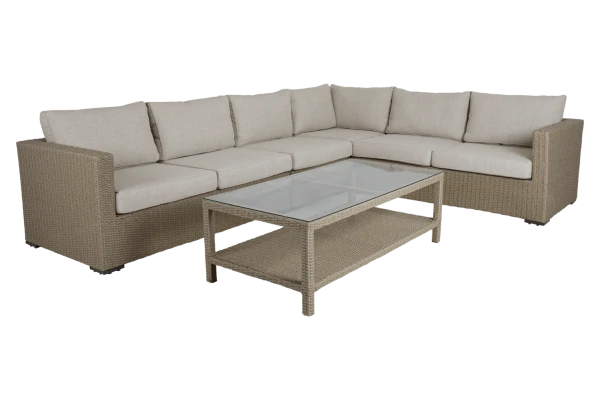 Funkia loungegrupp beige/sand Brafab