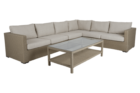 Funkia loungegrupp beige/sand Brafab