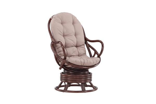 Swing loungefåtölj mörk valnöt Venture Home