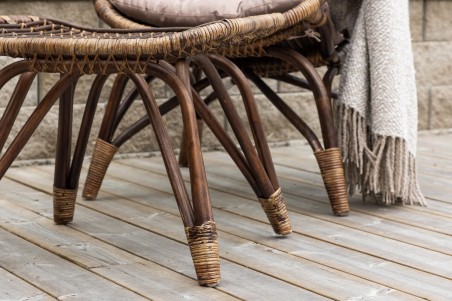 Ella loungefåtölj mörk valnöt Venture Home