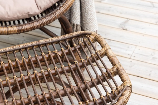 Ella loungefåtölj mörk valnöt Venture Home