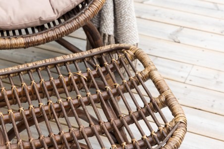 Ella loungefåtölj mörk valnöt Venture Home