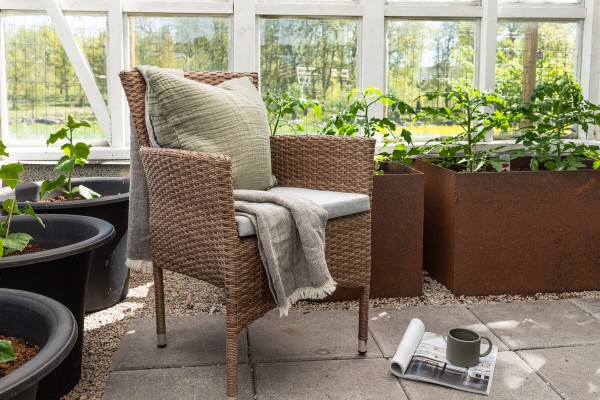 Malina matstol 2-pack natur Venture Home