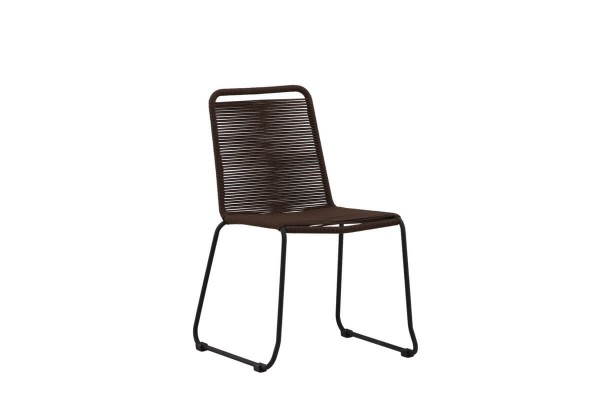 Lindos matstol 2-pack svart/brun Venture Home