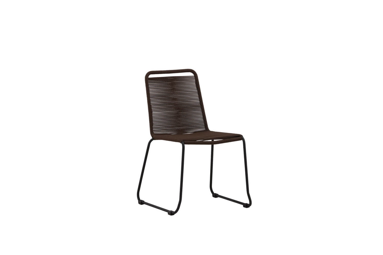 Lindos matstol 2-pack svart/brun Venture Home Lindos matstol 2-pack svart/brun Venture Home