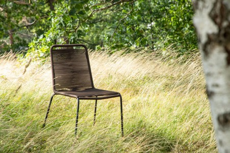 Lindos matstol 2-pack svart/brun Venture Home
