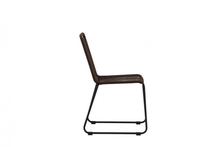 Lindos matstol 2-pack svart/brun Venture Home