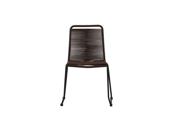Lindos matstol 2-pack svart/brun Venture Home