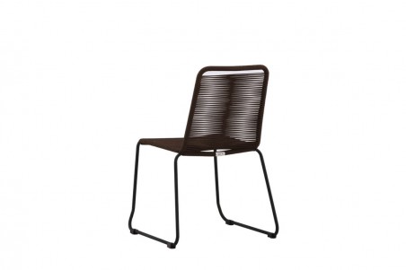 Lindos matstol 2-pack svart/brun Venture Home