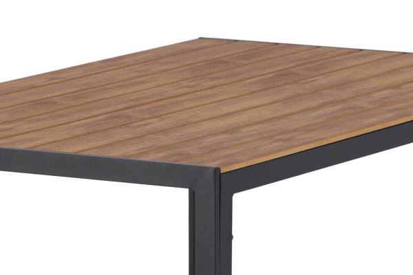 Break matbord 150x90 cm svart/natur Venture Home