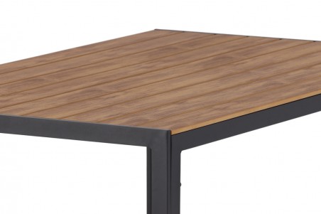 Break matbord 150x90 cm svart/natur Venture Home