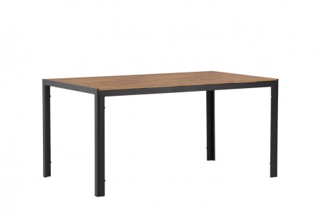 Break matbord 150x90 cm svart/natur Venture Home