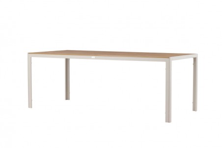 Break matbord 205x90 cm beige/natur Venture Home