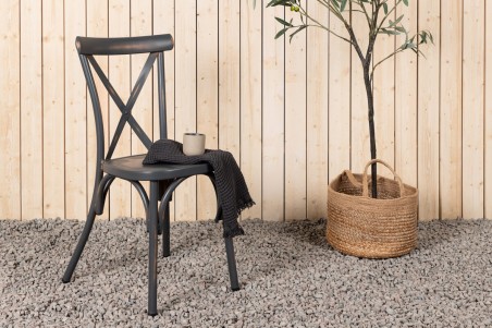 Tablas matstol 2-pack mörkgrå Venture Home