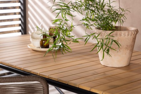 Holmbeck matbord 200x90 cm natur Venture Home