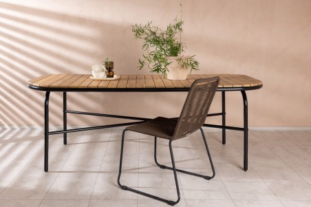 Holmbeck matbord 200x90 cm natur Venture Home
