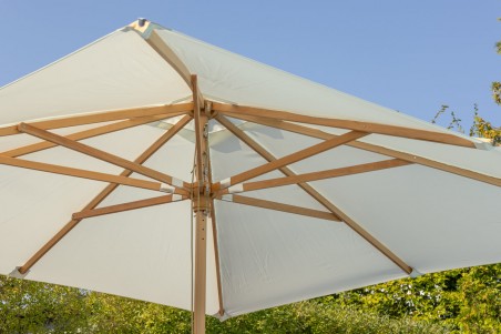 Naxos parasoll 300x300x270 cm ecru Venture Home