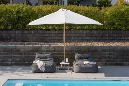 Naxos parasoll 300x300x270 cm ecru Venture Home