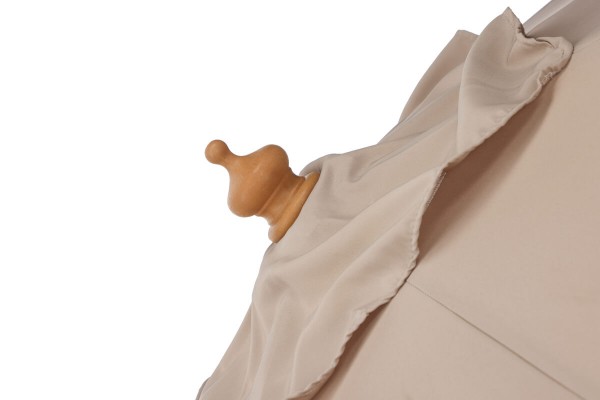 Naxos parasoll 300x300x270 cm brun Venture Home