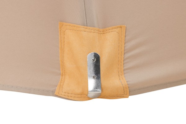 Naxos parasoll 300x300x270 cm brun Venture Home