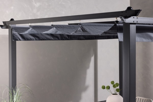 Lazio pergola 300x300x250 cm grå Venture Home