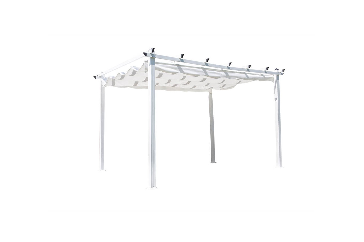 Lazio pergola 400x400x250 cm vit Venture Home Lazio pergola 400x400x250 cm vit Venture Home