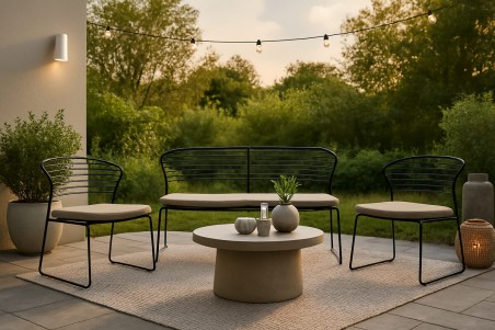 Milano soffgrupp svart Venture Home