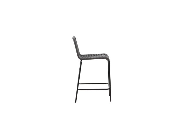 Lindos barstol 2-pack mörkgrå/svart Venture Home