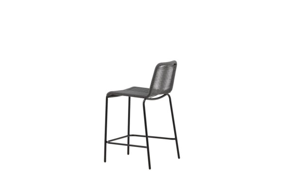 Lindos barstol 2-pack mörkgrå/svart Venture Home