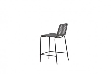 Lindos barstol 2-pack mörkgrå/svart Venture Home