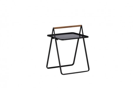 Clarin sidobord 43x43 cm svart Venture Home