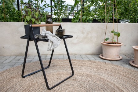 Clarin sidobord 43x43 cm svart Venture Home