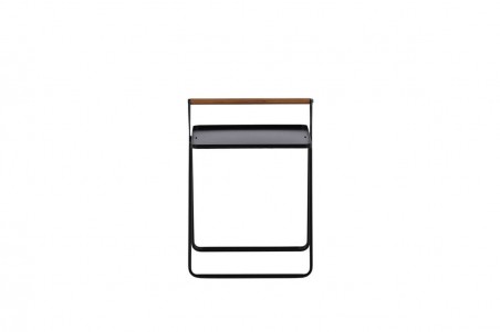 Clarin sidobord 43x43 cm svart Venture Home