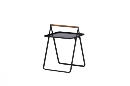 Clarin sidobord 43x43 cm svart Venture Home