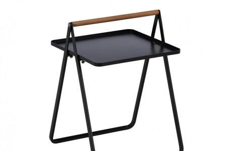 Clarin sidobord 43x43 cm svart Venture Home