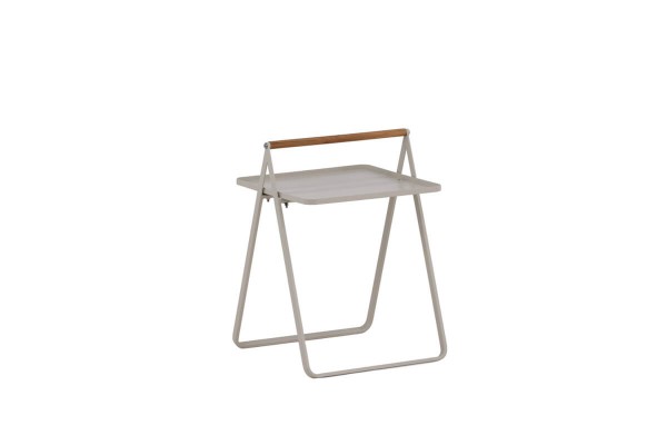 Clarin sidobord 43x43 cm beige Venture Home