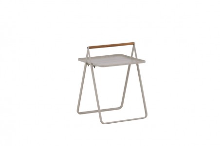 Clarin sidobord 43x43 cm beige Venture Home