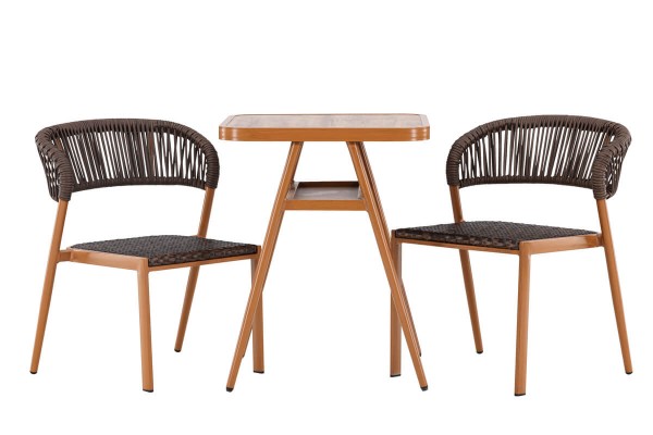 Amadora caféset brun Venture Home