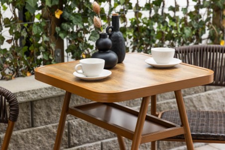 Amadora caféset brun Venture Home