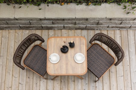 Amadora caféset brun Venture Home