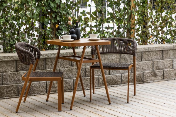 Amadora caféset brun Venture Home