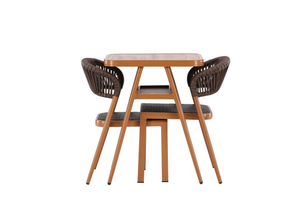 Amadora caféset brun Venture Home