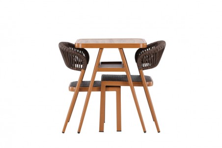 Amadora caféset brun Venture Home