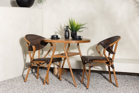 Abrantes caféset brun Venture Home