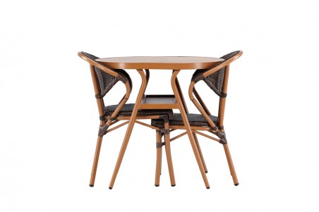 Abrantes caféset brun Venture Home
