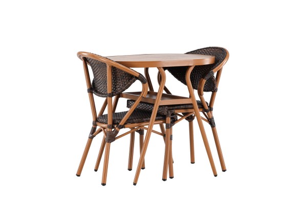 Abrantes caféset brun Venture Home